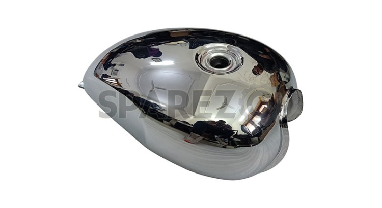 Royal Enfield Interceptor 650cc Fuel Petrol Gas Tank Chrome - SPAREZO